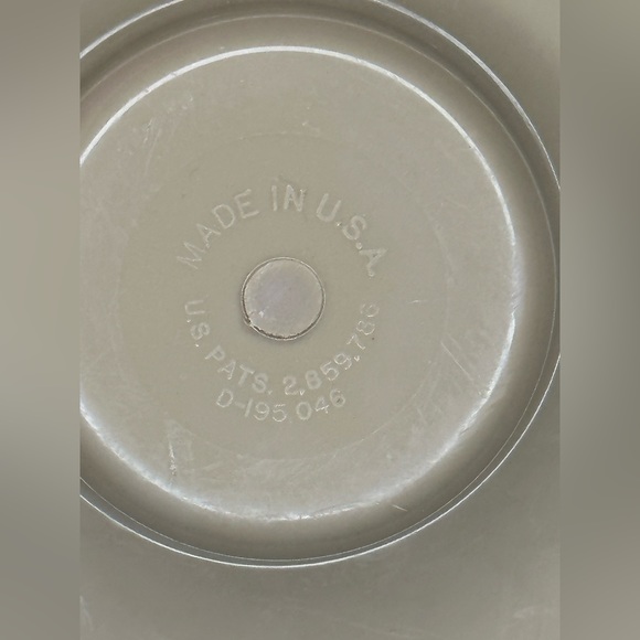 Vintage 3 Piece 14" Tupperware Chip Dip-N-Serve Appetizer Tray 492-2 and 238-1 - Picture 6 of 9